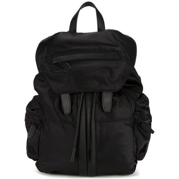 NWT Alexander Wang Marti Nylon Leather Backpack Black - Picture 1 of 17